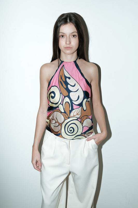 Aislinn 100% zijde top - S