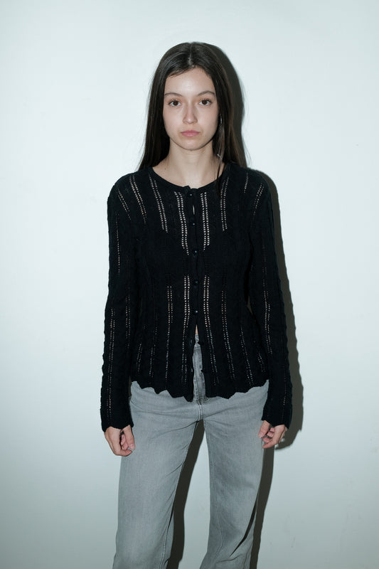 Monet crochet vestje - S