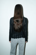 Monet crochet vestje - S