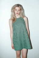 The reworked dress - deep sage