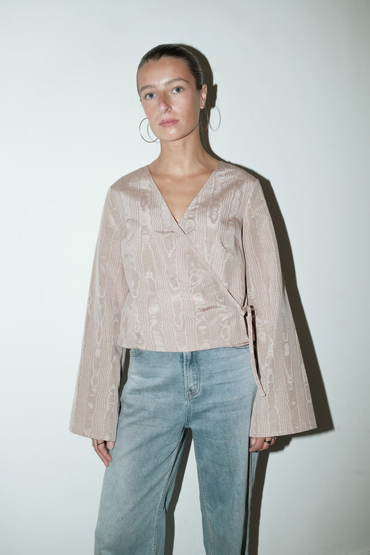 Leàn reworked wrap blouse - one size