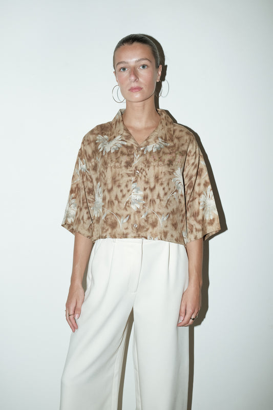 Ramoa cropped blouse - L