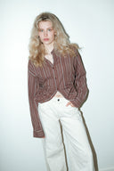 Carmen reworked blouse - M