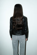 Mila 100% leer jack - S