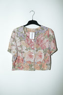 Moise cropped blouse - M