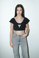 Liva cropped top - S