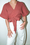 The reworked wrapblouse - kies je kleur