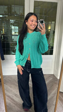 Sylvie 100% katoen vest - S