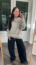 Sophia wool-blend trui - M