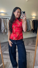 Mylene cheongsam top - XS