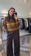 Thalia 100% wol trui - S