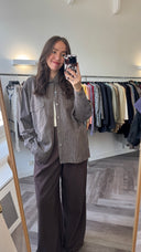 Veronica 100% katoen overshirt - L