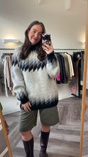 Dagny 100% wol trui - L-XL
