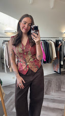 Severine 100% katoen gilet - M