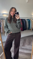 Zora alpaca-blend trui - M