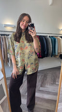Hortense 100% zijde blouse - L
