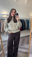 Mila alpaca-blend trui - M