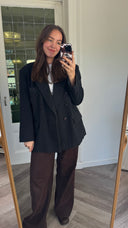 Noortje wool-blend jas - L