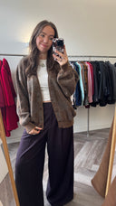Kenzie wool-blend vest - L