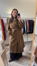 Bryndis cashmere-blend winterjas - XL