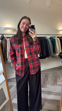 Elowyn flannel blouse - L