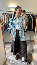 Remi geprinte blouse - L