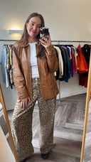 Sofie 100% leren jas - M