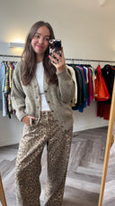 Kim gemêleerd vest - M