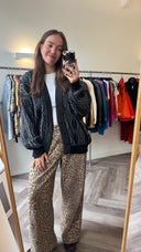 Hanna wol+alpaca vest - L-XL