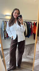 Eva flowy blouse - L