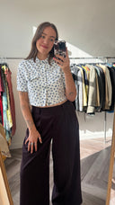 Eva geprinte top - M