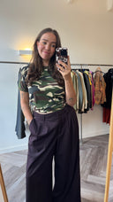 Stien camo t-shirt - S