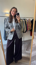 Nina 100% linnen blazer - L