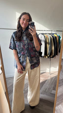 Vera 100% zijden blouse - L