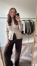 Floor 100% shetland vest - M