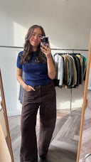 Silke badstof top - M