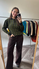 Hilde gebreide longsleeve - M
