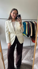 Ona wool-blend blazer - M