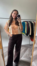 Kai geruite blouse - M
