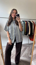 Nomi gestreepte blouse - L