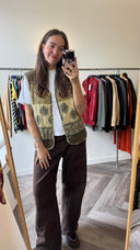 Cleo quilted gilet - M