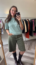 Fila zeegroene polo - L