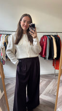 Uma mohair-blend vest - M