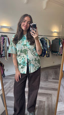 Eline geprint blouseje - M
