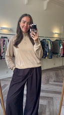 Zain quarter-zip trui - L