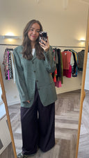 Sienna wool-blend blazer - XL