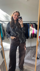 Verity cupro blouse - M