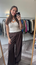 Soraya fijngebreide top - M