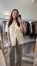 Cami 100% zijden blouse - L