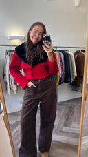 Sol wool-blend jasje - M